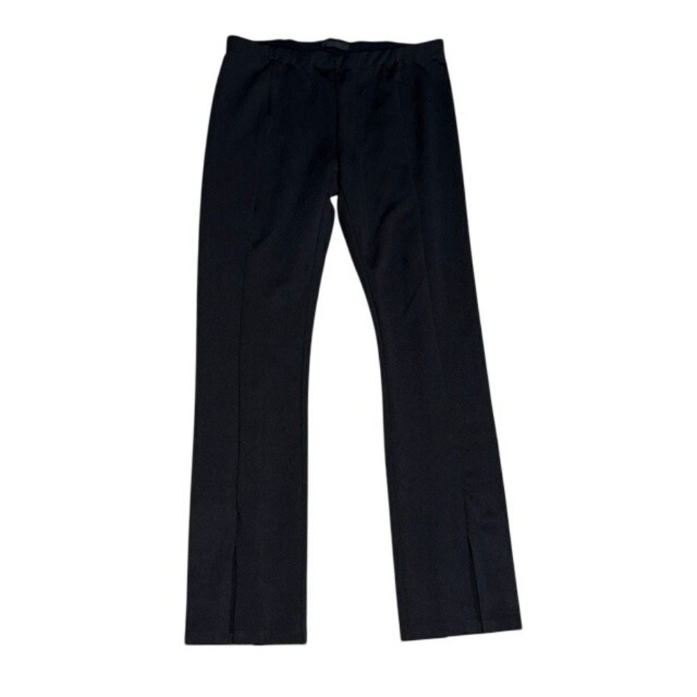 The Row Sovino Stretch Crepe Cropped Pant Black Medium - Picture 3 of 9